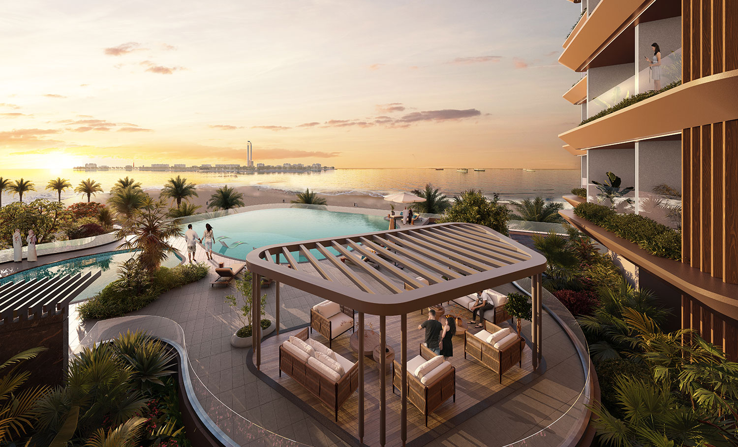 Al Hamra Waterfront – Podium to sea
