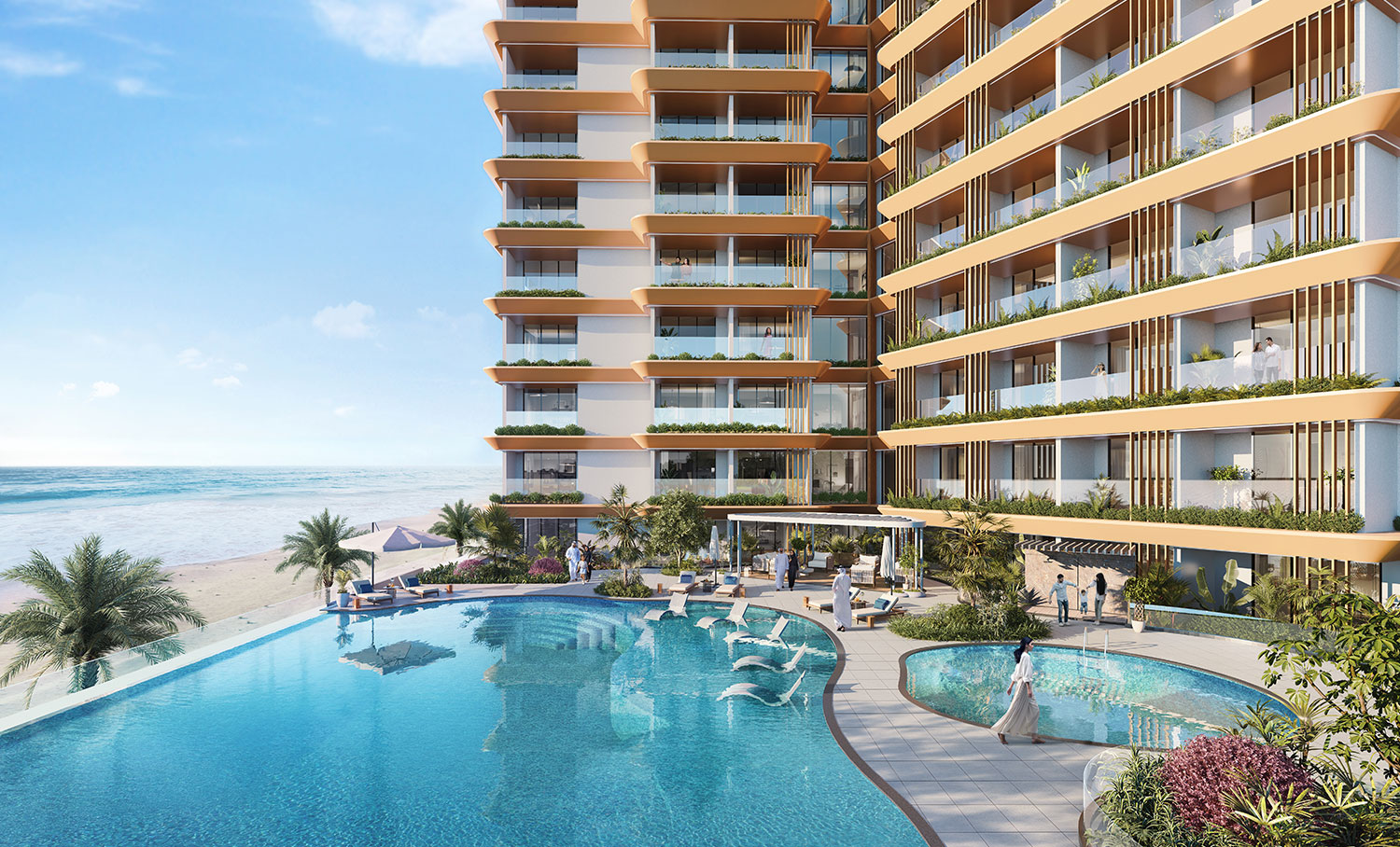 Al Hamra Waterfront – Pool View
