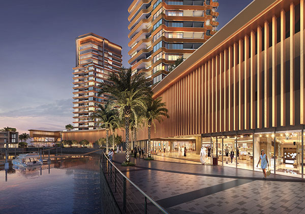 Promenade view at Al Hamra Waterfront