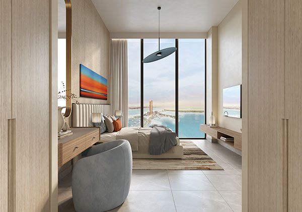 1 bedroom apartment dining area