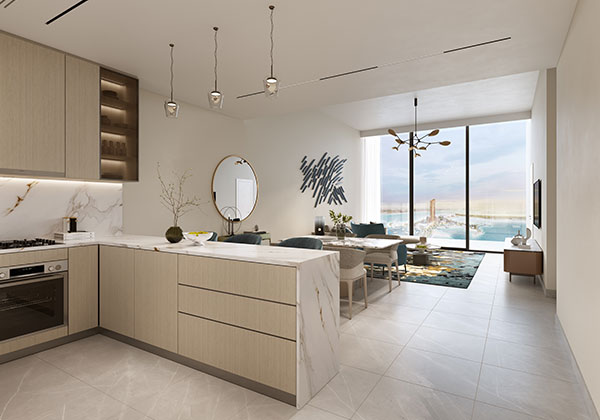 2 bedroom apartment property view
